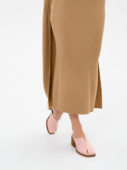 Сабо 5200.23663br.Розовый+коричневый