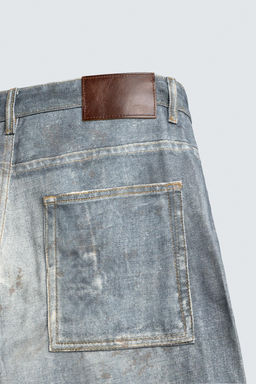 PRINTED BAGGY FIT JEANS