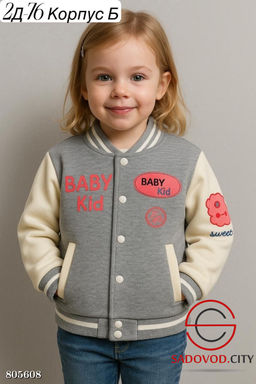 бомбер для девочки с рисунком