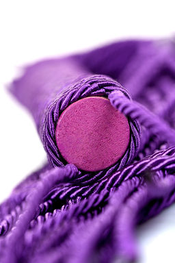 Флоггер из веревки TOYFA Theatre, текстиль, фиолетовый, 48,5 см