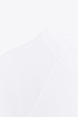 WASHED COTTON T-SHIRT - Zara фото 7