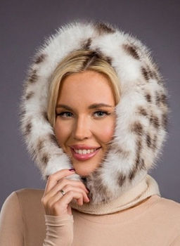 Платок трикотаж экомех рысь - Davidovfox фото 8