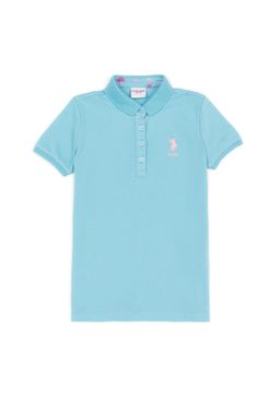 Бирюзовая футболка для девочек Basic