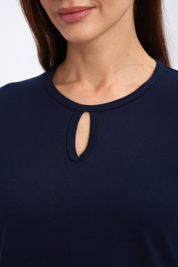 Кофта женская из футера 2-н Анфиса индиго