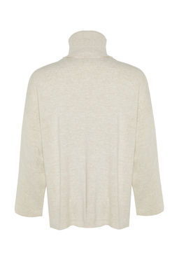 Ekru Genis Kal?p Basic Triko Kazak TWOAW23KZ00206 - Trendyolmilla фото 18