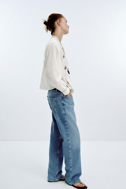 RUSTIC EMBROIDERED BLOUSE - Zara фото 15