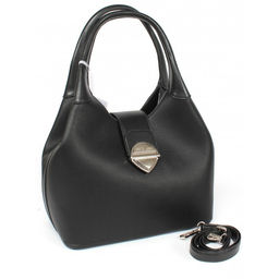 Сумка женская искусственная кожа DJ-7058-2-BLACK, 1отд, плечевой ремень, черный SALE 261454