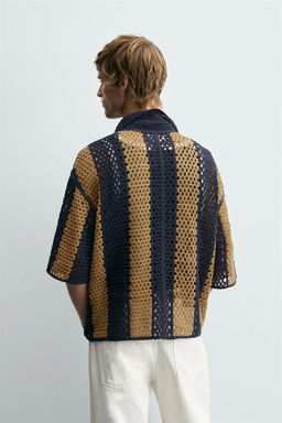 CROCHET PATCH SHIRT - Zara фото 3