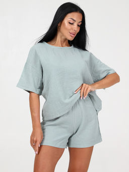 575 ПИЖАМА (шорты) (Фисташка) - А-дина фото 3