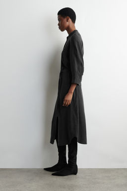 VESTIDO CAMISERO MIDI CON CINTUR?N - H&m фото 4