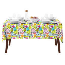 Скатерть 120х145см ФрешФут б/з, длина стола до 105см, на 4 персоны, рогожка (хлопок 100%) 171г/м2, упаковка классическая, пакет ПВХ 28х41см, Домашняя мода (Россия)  фото 6