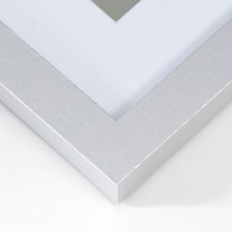 Фоторамка для фото 15×20 см Ellis, МДФ, с паспарту, серебро