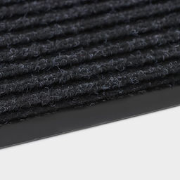 Коврик придверный Доляна «Стандарт», влаговпитывающий, с окантовкой, 40×60 см, чёрный