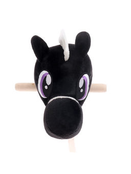 Мягкая игрушка Конь-скакун, на палке, МИКС, чёрная