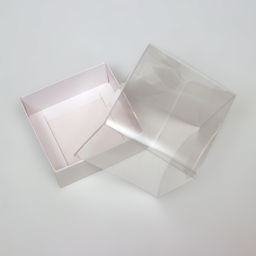 Цена за 5 шт. Коробка для пирожных, белый, 8×8×8 см. Кондитерская упаковка