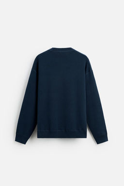 RELAXED FIT COTTON BLEND SWEATER - Zara фото 7