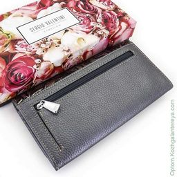 Большой женский кожаный кошелек Sergio Valentini СВ 8064-572  фото 3