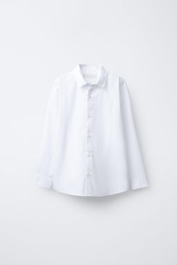 DETACHABLE SATIN BOW TIE SHIRT - Zara фото 2