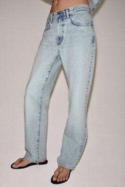 JEANS ZW COLLECTION RELAXED TIRO BAJO / Azul claro - Zara фото 2