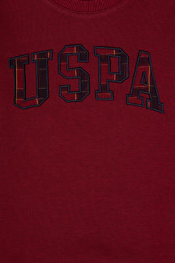 Erkek _ocuk Bordo Bisiklet Yaka Sweatshirt Sepette S_rpriz _ndirim - U.s. polo assn фото 3