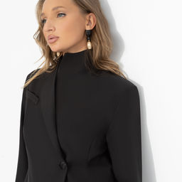 Жакет дизайнерский, Дерзкий силуэт (чёрный) - Charutti фото 3