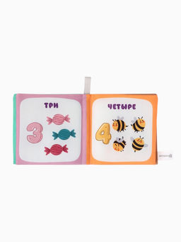Книжка - шуршалка для малышей Крошка Я «Учим цифры», 11×11.5 см, от 3 мес.
