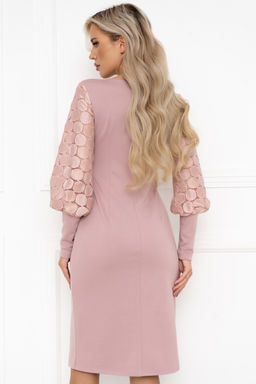 Платье Open Style 6397 пудровый