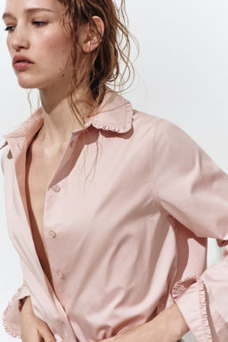 Camisa en popelina de algod?n - H&m фото 5