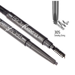 TF CEB03 Карандаш для бровей механический с щеточкой BROW ACADEMY тон 305 дымчатый серый