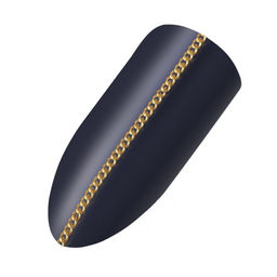 Nail Art Цепочка одинарное плетение, 95 см, золотистый 44987  фото 2