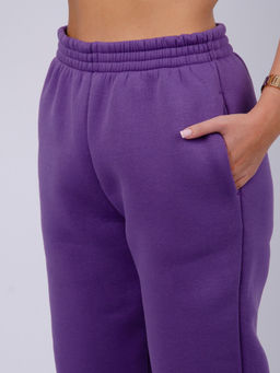 Джоггеры Мистерия 5, футер 3-х нитка начес - Малина фото 16