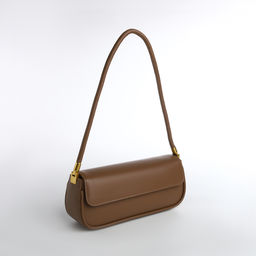 Сумка женская, багет, на магните, цвет коричневый - Simaland фото 3