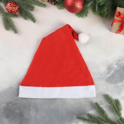 Цена за 4 шт. Колпак новогодний «Классика» 37×27 см, красный