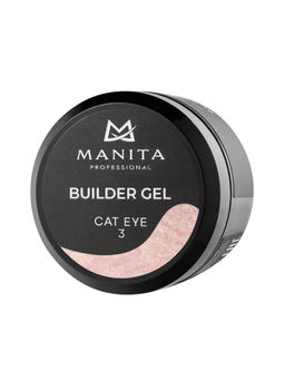 Manita Professional Гель моделирующий для ногтей / Builder Gel Cat Eye №03, 15 мл