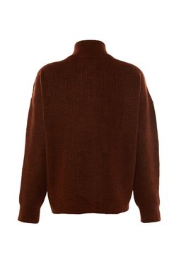 More Sustainable Kahverengi Yumusak Dokulu Fermuarl? Triko Kazak TWOAW20XS0009