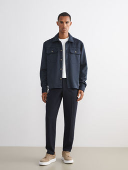 Regular Fit Uzun Kollu S?et Erkek G?mlek Ceket