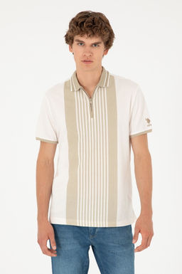 Мужская футболка цвета экрю