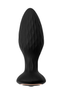 Анальная вибровтулка с ротацией POPO Pleasure Tucana, с управлением от приложения и пульта, силикон
