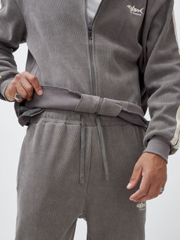 на флисе Спортивный костюм демисезонный серого цвета - Chunmai фото 11