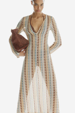 Maxivestido efecto crochet - H&m фото 2