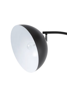 Торшер напольный со столиком Е27, 40 Вт, чёрный стол d=34 см, 42×42×162 см