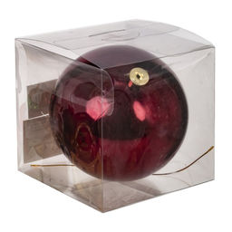 Украшение новогоднее "Шар", D 11.5 см, L12 W12 H12 см