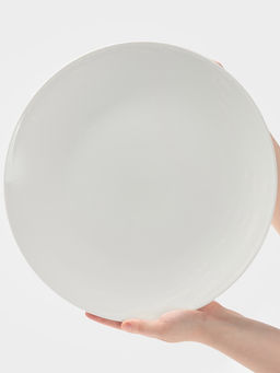 Тарелка Hanna Knövell, d=35 см, фарфор, белая