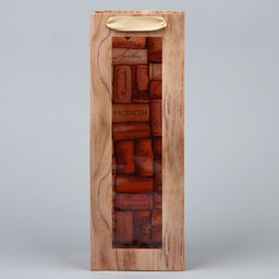 Пакет подарочный под бутылку, упаковка, «Пожелания», 36×13×10 см