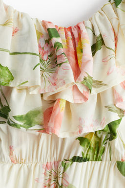 Vestido off-the-shoulder con volantes - H&m фото 7