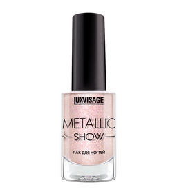 LuxVisage Лак для ногтей Metallic Show тон 304 розовый кварц 9г