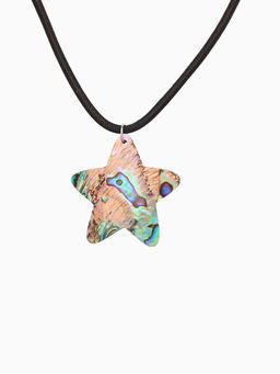 Кулон «Звездочка», ракушка абалон