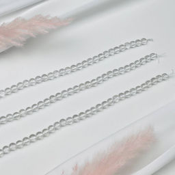 Бусины для украшений из Горного Хрусталя (60 бусин)