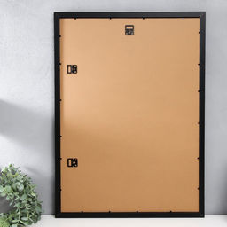 Фоторамка для фото 50×70 см Ellis, МДФ, с паспарту, чёрный, (пластиковый экран)