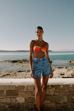 SHORTS Z1975 MOM FIT / Azul medio